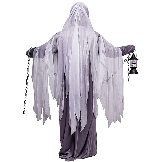 Ghost Ghostface Cosplay Costume Hooded Cloak Adults' Men's Cosplay ...