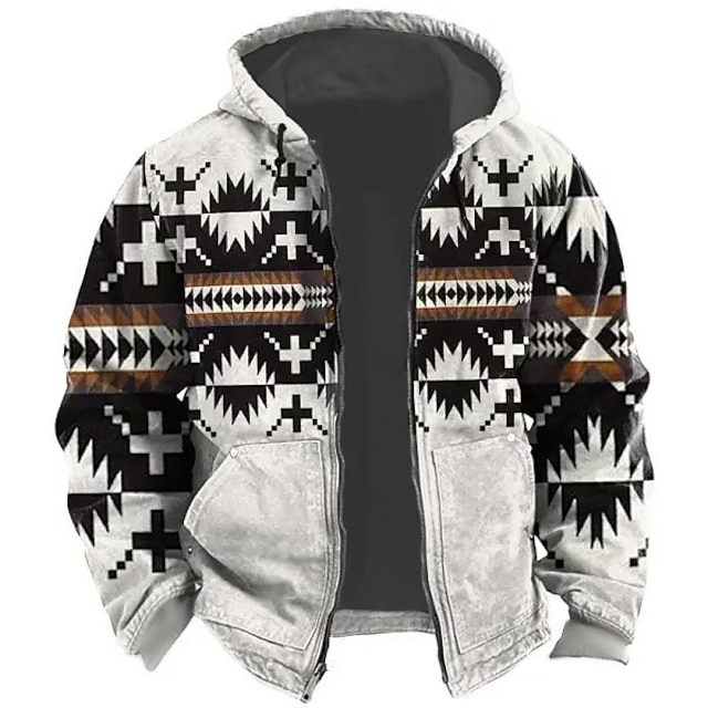 Survivor Sweat à capuche tribal marron – Paramount Shop