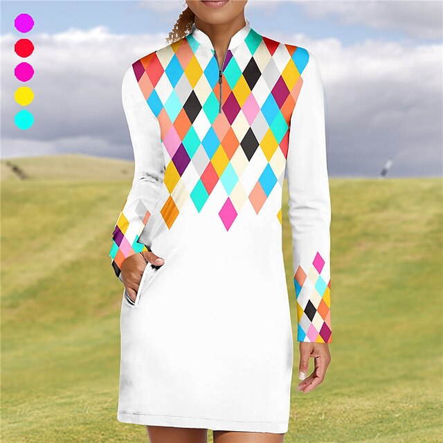 Femme Jupe De Tennis Jupe De Golf Respirable Séchage Rapide Evacuation De L Humidite Vetements De Tennis Vetements De Golf Standard 2 En 1 Poche Pour  P9707426