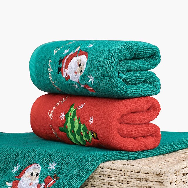  Christmas Gift Box, Pure Cotton Towels, Gift Box, Holiday Gift Towels, Cross-Border Wholesale Of Christmas Towels