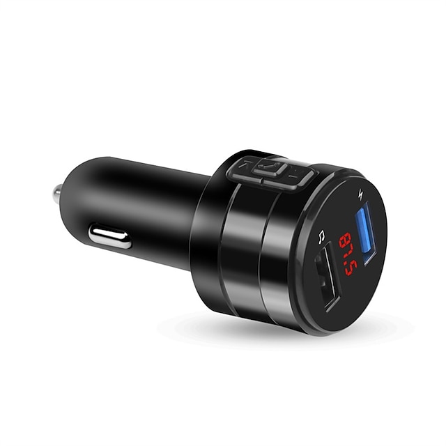  draadloze Bluetooth 5.0 auto fm-zender mp3-muziekspeler aux radio-adapter dubbele usb-oplader handsfree carkits