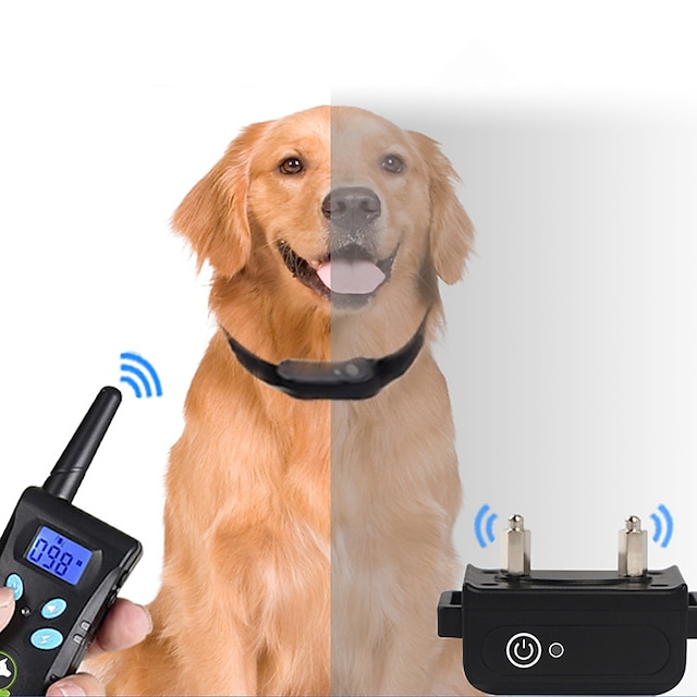  500m Dog Trainer Barking Stopper Automatic Manual Electric Shock Collar Small Medium and Large Dog Trainer
