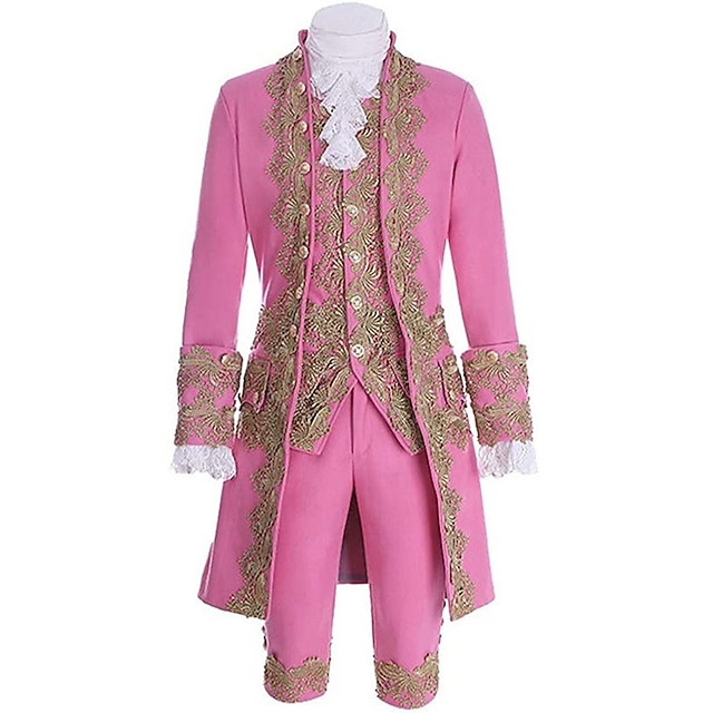 Men's Masquerade Party / Evening Retro Vintage Rococo Victorian Waistcoat Prince Embroidery Vest main image 0