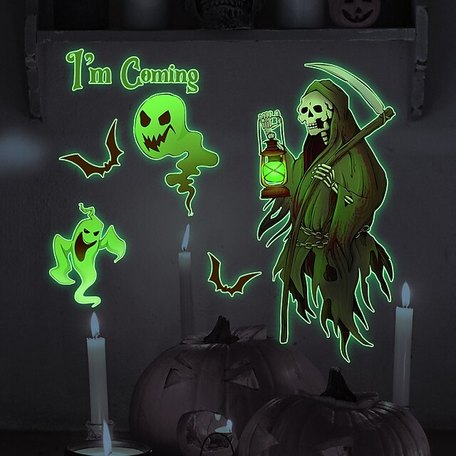 Glow In The Dark Halloween Luminous Sticker Decorations for Halloween