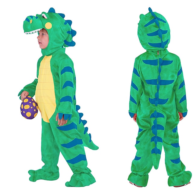  monster dinosaur cosplay kostume kigurumi pyjamas jumpsuit onesies børn drenge pige outfits halloween performance fest karneval maskerade let halloween kostumer mardi gras