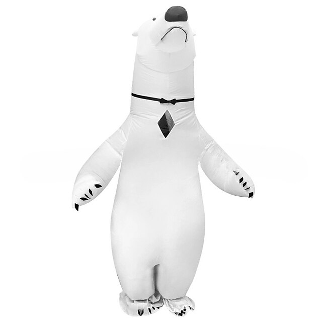 Christmas Polar Bear Cosplay Costume Party Costume Inflatable Costume ...