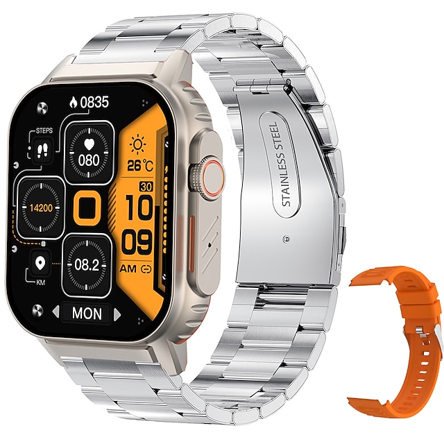  iMosi G41 Εξυπνο ρολόι 2.01 inch Έξυπνο ρολόι Bluetooth Βηματόμετρο Υπενθύμιση Κλήσης Παρακολούθηση Δραστηριότητας Συμβατό με Android iOS Γυναικεία Άντρες Κλήσεις Hands-Free Αδιάβροχη Έλεγχος Μέσων
