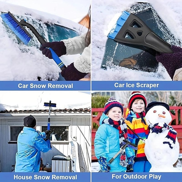 Snow Removal Tools, Ice Scrapers for Car Windshield with Snow