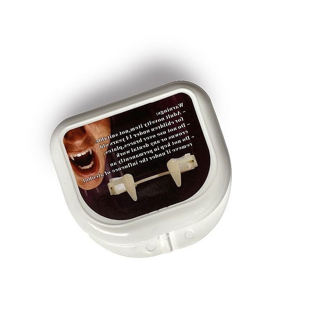  halloween dientes de vampiro retráctiles dientes artificiales dientes de zombie pequeños dientes de tigre dientes de vampiro