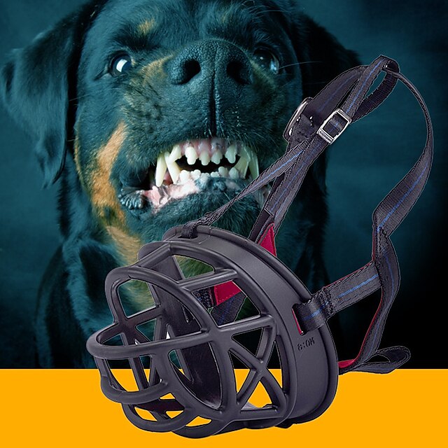  prevenzione regolabile di morsi ed errori, copertura della bocca del cane, maschera per cani, forniture per animali da addestramento per cani