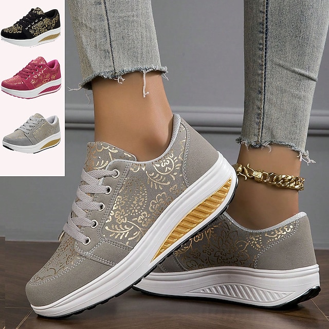 Women's Sneakers Plus Size Platform Sneakers Comfort Shoes Outdoor