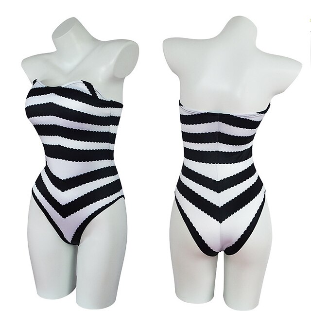 Doll Movie Outfits Hot Pink Bikini Swimwear Blond Wigs Cosplay Costume