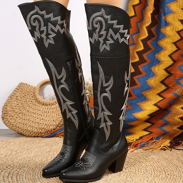 Women's Boots Cowboy Boots Plus Size Cowgirl Boots Outdoor Work