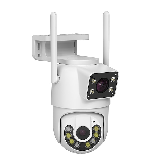  Didseth 4-мегапиксельная Wi-Fi Ptz-камера для улицы с двумя объективами, обнаружение человека, ночное видение, защита, ip-камера видеонаблюдения, видеонаблюдение