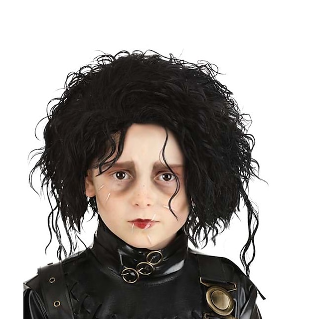  Kid's Edward Scissorhands Wig Halloween Cosplay Party Wigs