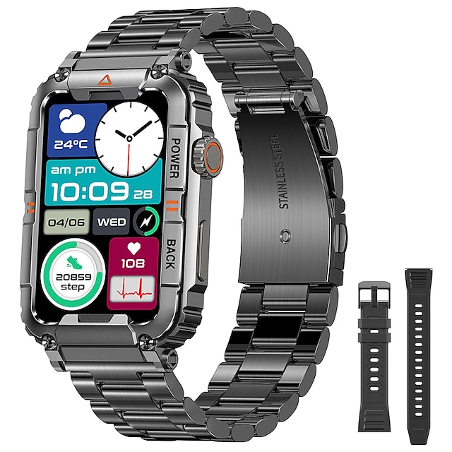  iMosi K88 Reloj inteligente 1.57 pulgada Smartwatch Reloj elegante Bluetooth Podómetro Recordatorio de Llamadas Seguimiento de Actividad Compatible con Android iOS Mujer Hombre Larga espera Llamadas