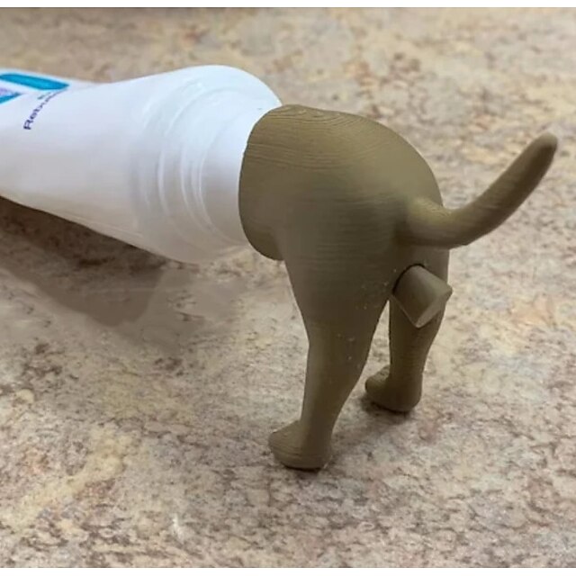 Funny Butt Toothpaste Topper, Funny Toothpaste Dispenser Cap Self
