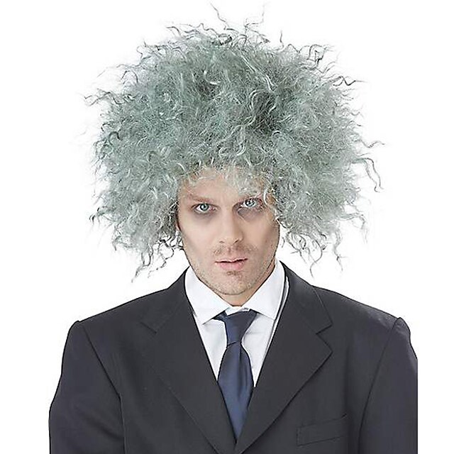  פאות זומבי אפורה מתולתלת פאות ליל כל הקדושים קוספליי מסיבת