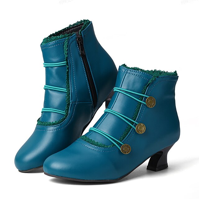 Women's Spring Vintage Buckle Ankle Boots