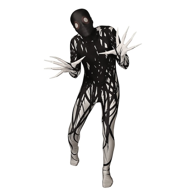  zalgo monster cosplay kostuum bodysuits kinderen volwassenen heren jongens cosplay prestatie feest halloween halloween carnaval maskerade gemakkelijk halloween kostuums mardi gras