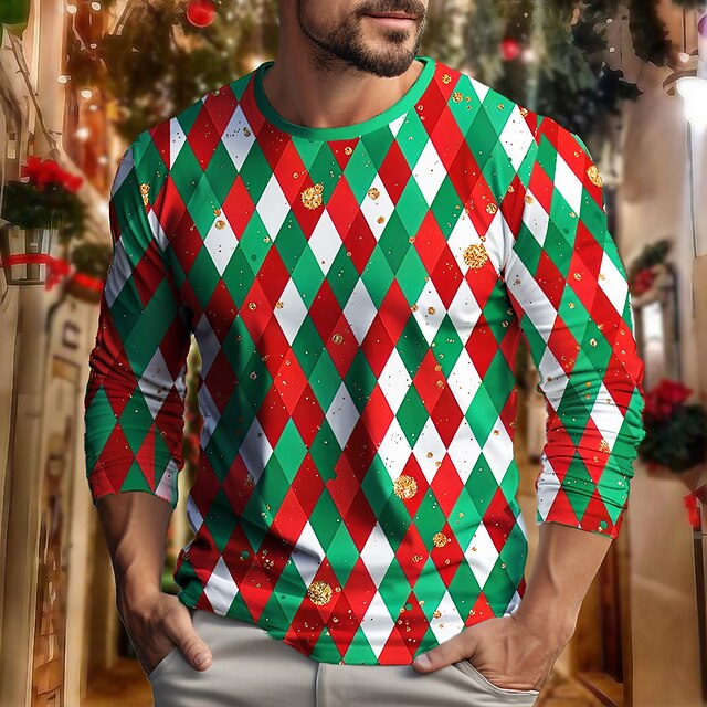 HAWILAND Long Sleeve Sweatshirt Men's Colour Block Long