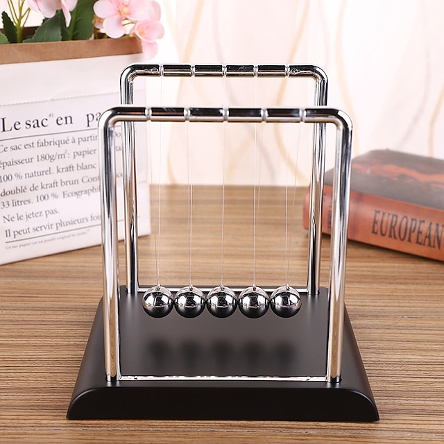  Newton Cradle Balance Ball Educational Stainless Steel PP (Polypropylene) For Boys and Girls Home