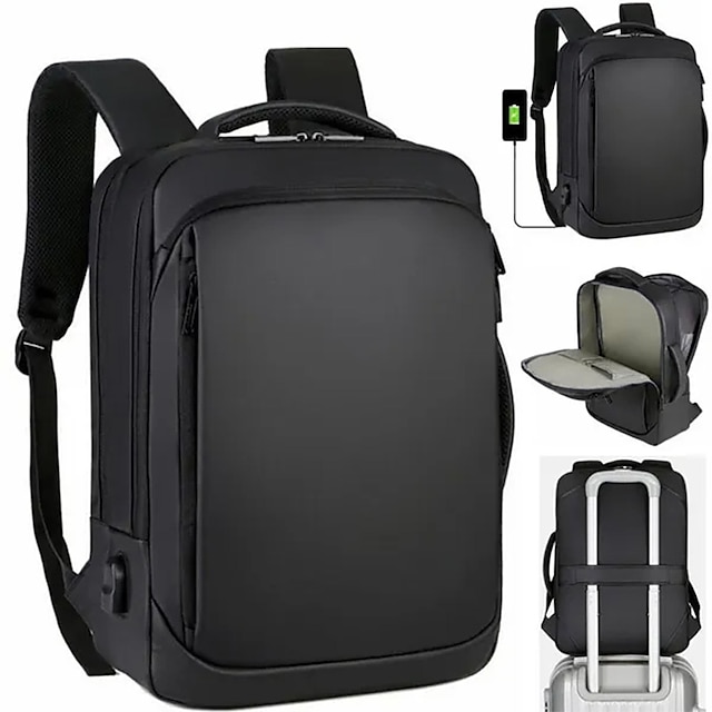  Laptop Backpack Men's Backpack Business Notebook Waterproof Back Pack USB Charging Bag Travel Bagpack Anti Theft Backpack