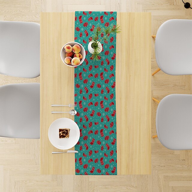 Christmas Table Runner, Seasonal Winter Christmas Xmas Holiday
