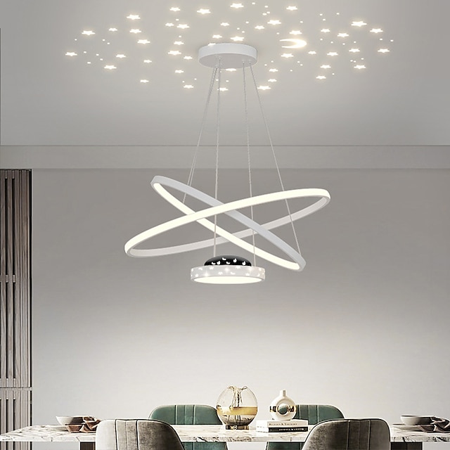  nieuwe designer bar sterrenhemel restaurant lamp moderne eenvoudige nordic licht luxe netto rode tafel en eetkamer lamp