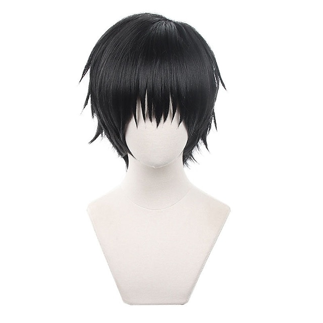  Anime Toji Fushiguro Parrucche Cosplay Festa Nera Parrucche di Halloween