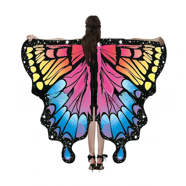 Fairytale Butterfly Halloween Wings Mask Headband Carnival Costume Funny Costume Adults' Women's Christmas Carnival Mardi Gras Party Pride Parade Pride Month Easy Halloween Costumes Dress Up 29