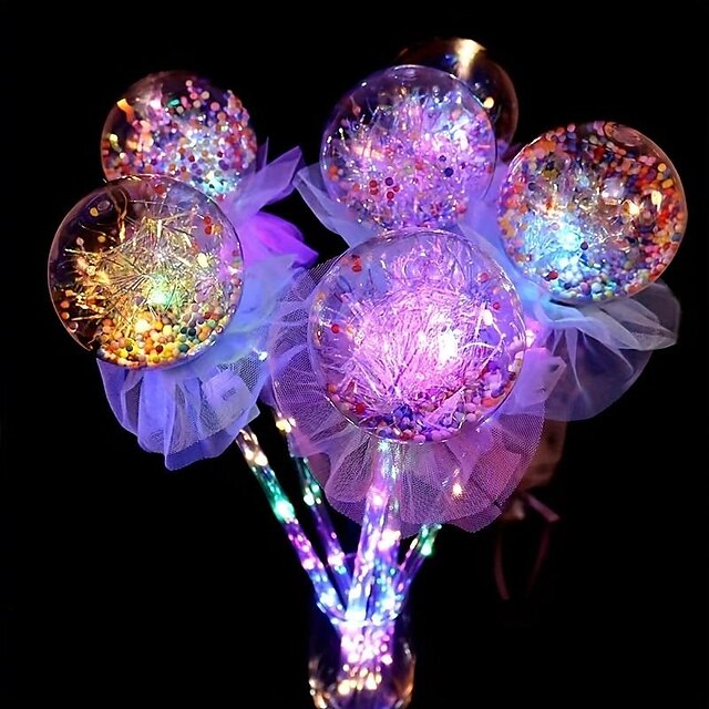  luminous fairy stick - glitter magisk pinne for festdekorasjon, hjemmeinnredning og feriearrangement
