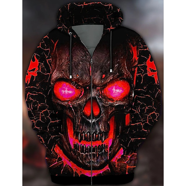  Halloween Luuranko Pääkallo Cartoon Manga Alusasut Anime 3D Kuvitettu Käyttötarkoitus Pariskuntien Miesten Naisten Aikuisten Takaisin kouluun 3D-tulostus Rento / arki
