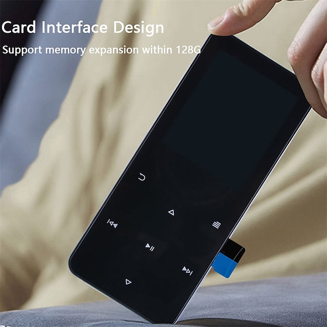 128GB MP3-speler met Bluetooth WiFi en Camera, Android 13.0, RAM