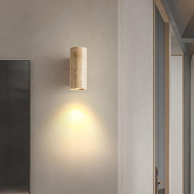  Lightinthebox Applique murale LED pour intérieur 1 lumière minimaliste à montage mural pour décoration d'intérieur - Pour salon, chambre à coucher - Blanc chaud/blanc 110-240 V