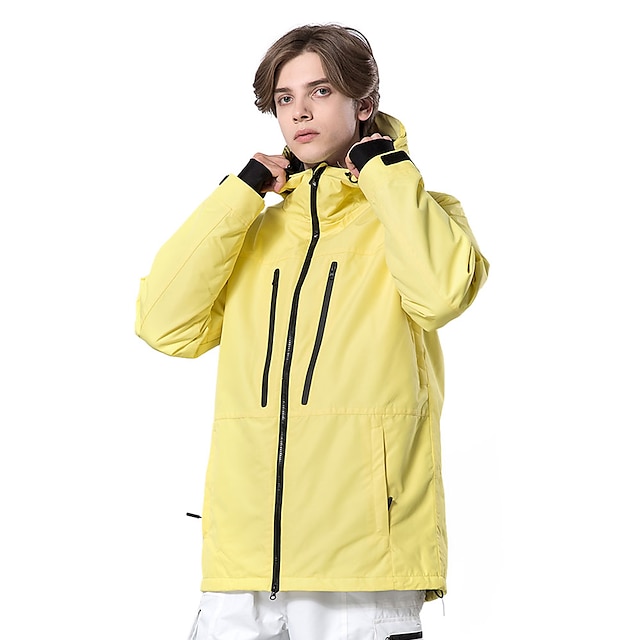  Men's Women's Ski Jacket Outdoor Winter Thermal Warm Waterproof Windproof Breathable Jacket for Snowboarding Ski Winter Sports