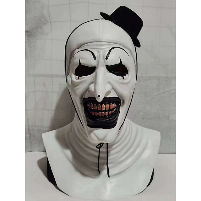  skrämmande halloween mask cosplay, för halloween cosplay rekvisita tillbehör skräck helmasker