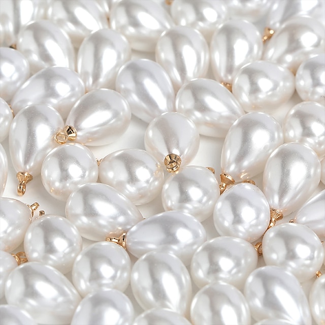  20 pezzi di perle coltivate d'acqua dolce naturali autentiche di dimensioni libere per realizzare perline sfuse