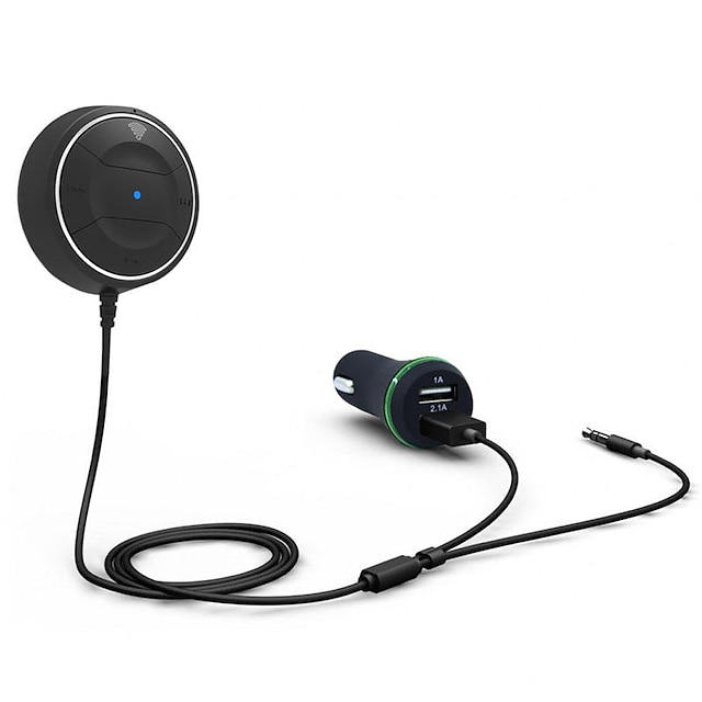  JRBC01 Bluetooth車用キット 車のハンズフリー ブルートゥース QC 2.0 MP3 車載