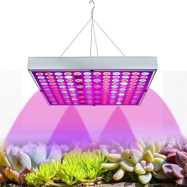  LED-Wachstumslichtpanel rot, blau, weiß, IR-UV-LED-Wachstumslicht mit vollem Spektrum für Zimmerpflanzen, Gewächshaus, Hydrokultur