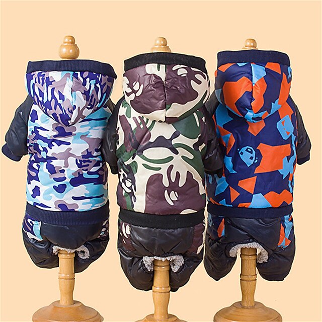  Perros Gatos Abrigos Chaqueta Moda Casual Invierno Impermeable Transpirable Suave Lavable Cómodo Casual Diario Ropa para perros for Bichón Frisé Pomerania Animal doméstico del bebé Mariposa Small