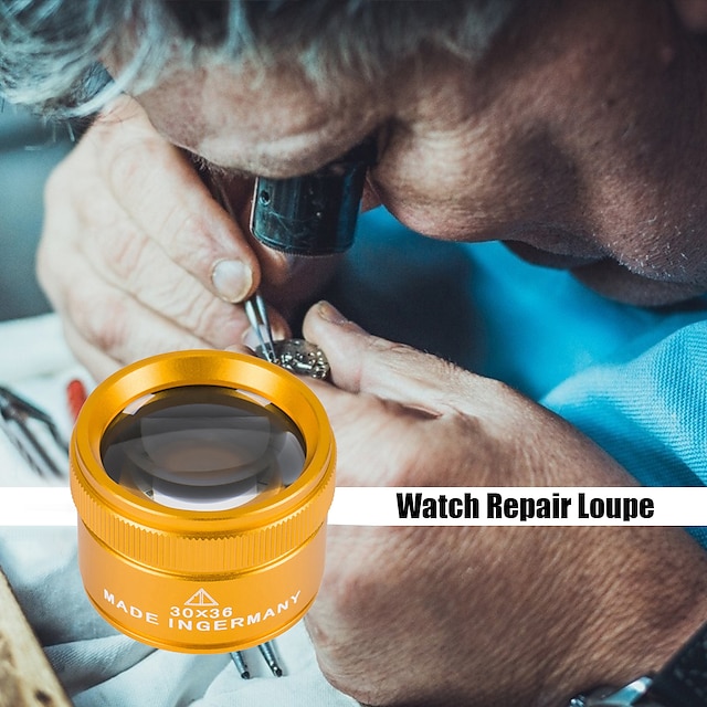  K9 lente d'ingrandimento ottica monoculare riparazione orologio moneta timbro lente d'ingrandimento gioielli 3/5/10/30x
