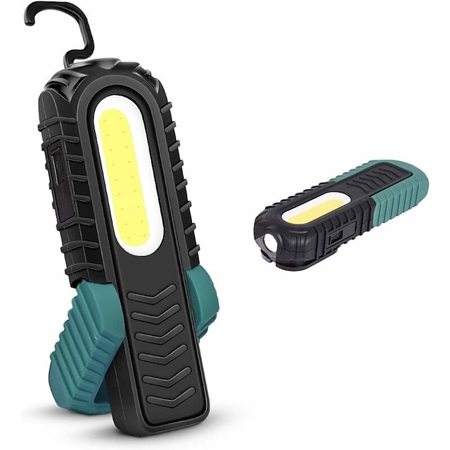  Rechargeable LED Work Light 10W High-bright Car Inspection Light Strong Magnetic Emergency Maintenance Work Light 260lm