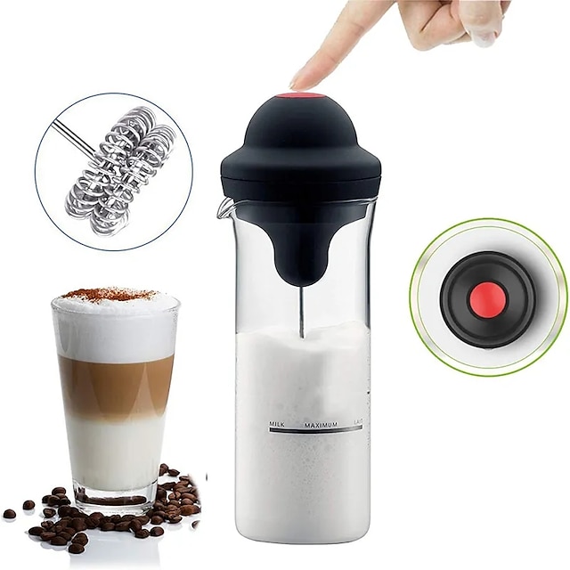  mini mælkeskummer elektrisk æggepisker automatisk piskeris røremaskine kaffeværktøj køkken elektrisk skummer
