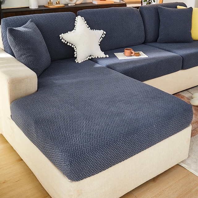  stretch sofa sete putetrekk slipcover, magisk sofatrekk sofa lenestol loveseat 4 eller 3 seter grå svart rød myk slitesterk vaskbar