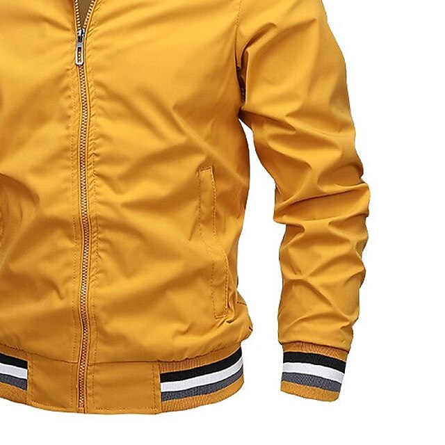 Men's Casual Jacket Sport Coat Daily Wear Warm Pocket Fall Winter Solid