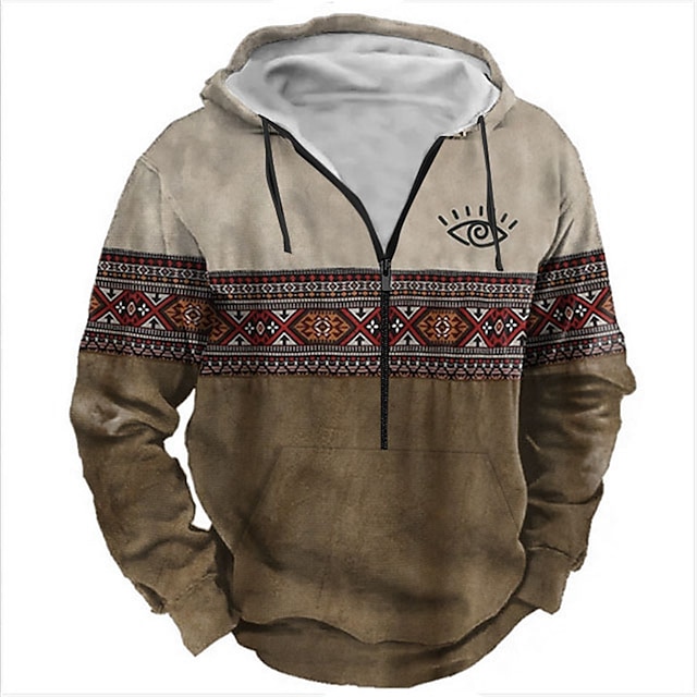The Eye Of Horus Mens Graphic Hoodie Tribal Daily Ethnic Casual 3D ...