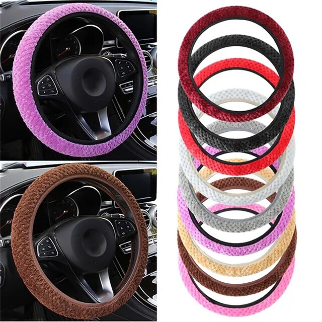 Steering wheels steering wheel hub Pearl Velvet Winter Car Steering