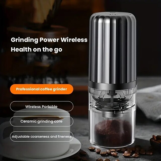 Electric Portable Coffee Bean Grinder Ceramic Grinding Core