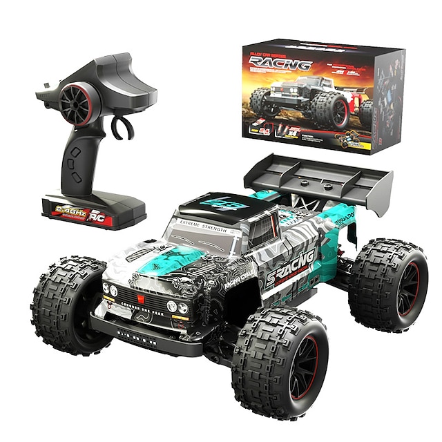  JJRC Q146 2.4G 4WD Remote Control Toy Car Large Electric Sports Four-wheel Drive High-speed Off-road Remote Control Rc Racing Big Foot Short Truck Model Car (Alloy)